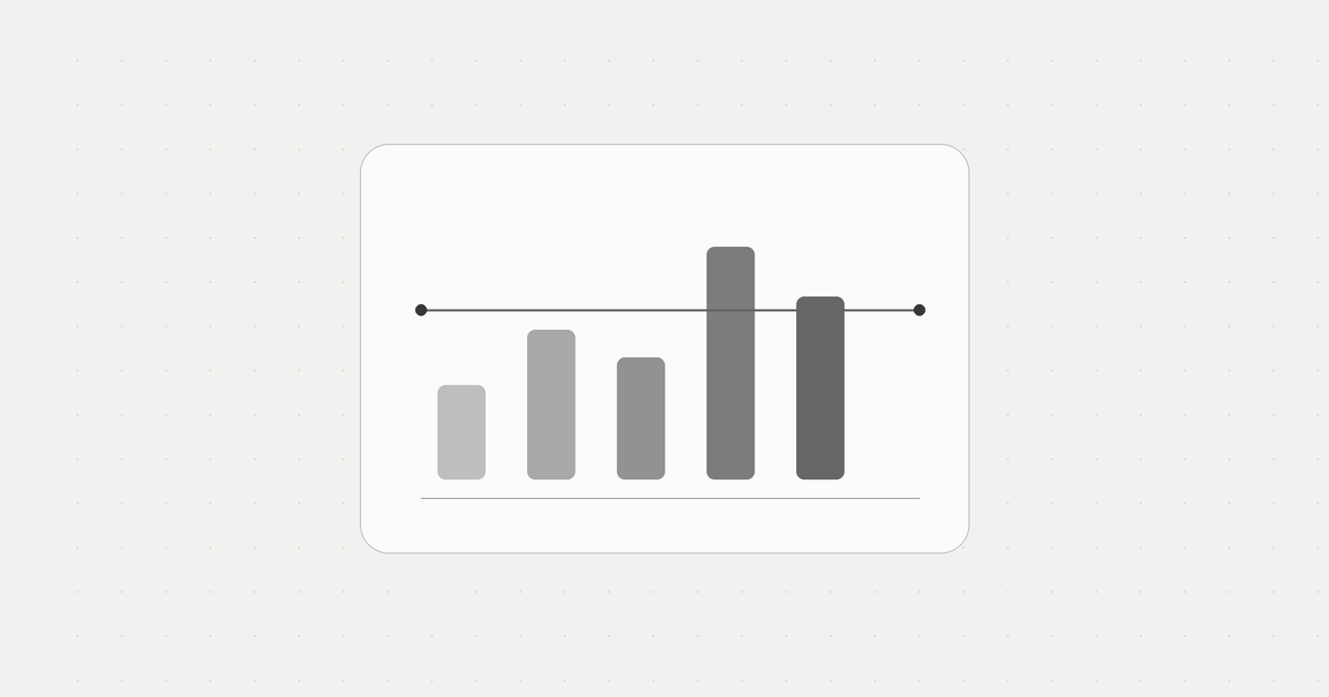 Abstract bars beneath a budget threshold.